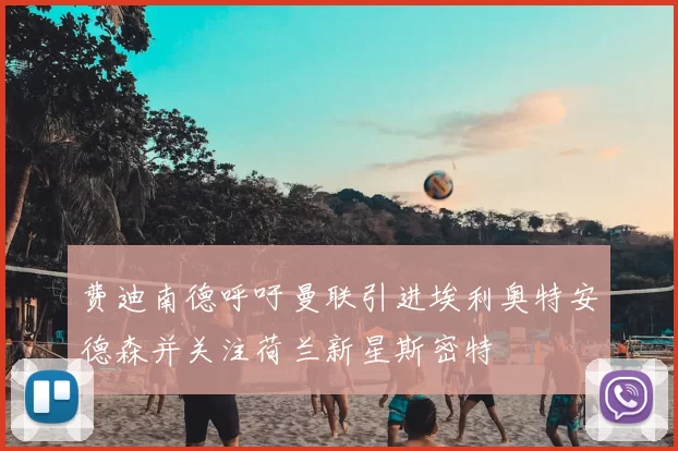 费迪南德呼吁曼联引进埃利奥特安德森并关注荷兰新星斯密特