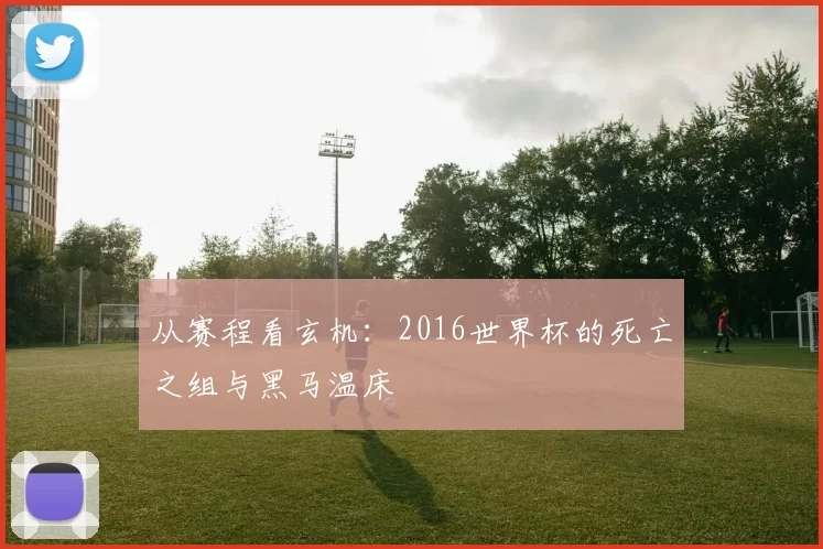 从赛程看玄机：2016世界杯的死亡之组与黑马温床