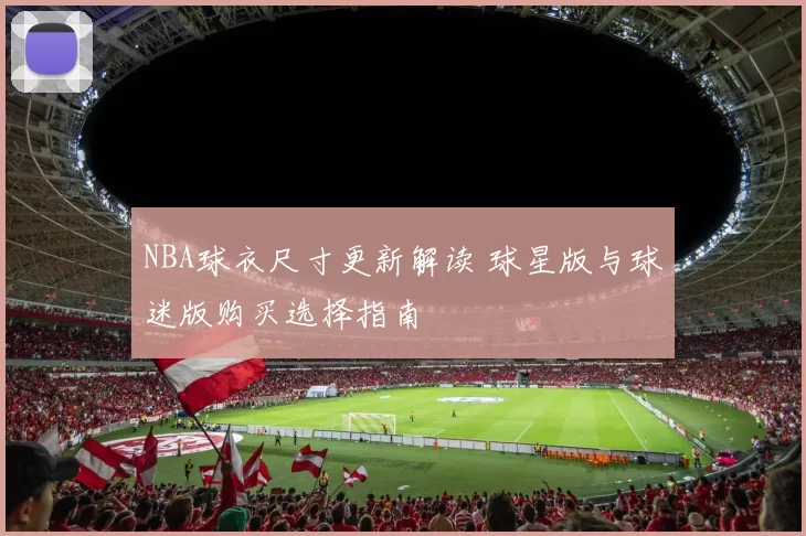 NBA球衣尺寸更新解读 球星版与球迷版购买选择指南